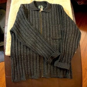 Roots men’s knit zippered cardigan